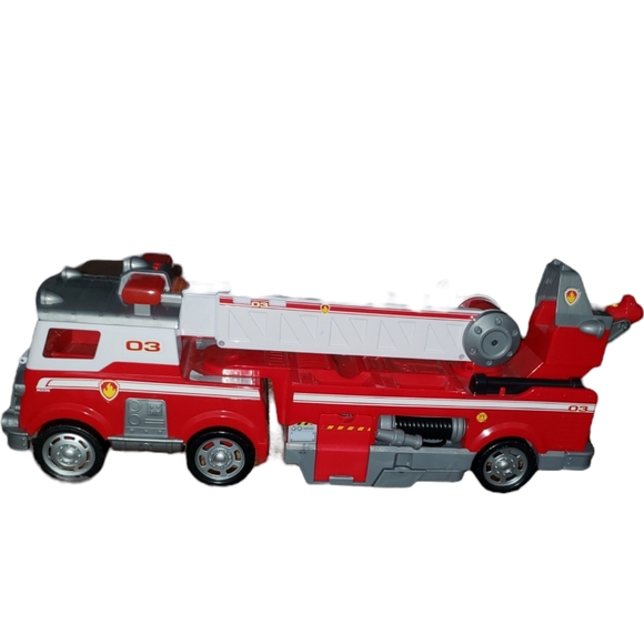 Paw Patrol fire truck, minus Marshall character. - Picture 1 of 4